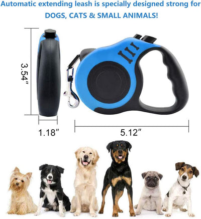 Retractable Leash: Walks Made Easy for Medium-Small Dogs and Cats!